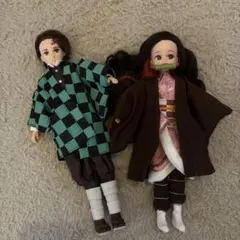 鬼滅の刃 人形本体 2体セット　炭治郎　ねずこ