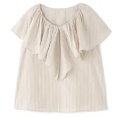 ラッフルブラウス