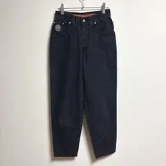 ✨希少✨ トラサルディ ストレートデニム ワンポイント 美脚 ダークブルーのサムネイル