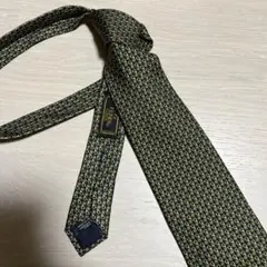 美品 FENDI シルク100% 総柄 ネクタイ ビジネス メンズ