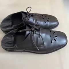 未使用】ZARA LIMITED EDITION レザーギャザー ブラウン41 - メルカリ