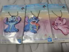 スティッチ ラバーチャーム　3種