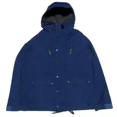 極美品 nano universe マウンテンパーカー ブルー ナノユニバース