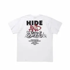 HIDE AND SEEK ロゴプリント Tシャツ ホワイトのサムネイル