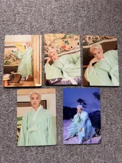 BTS jhope ホソク　ダルマジョン　ミニフォト　5枚セット