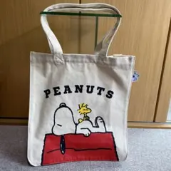 PEANUTS SNOOPY キャンパストートバッグ　大容量