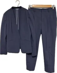 グリーンレーベルリラクシング　ネイビー　ビジネスパンツスーツ40 38