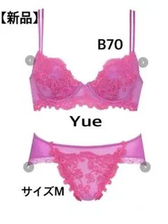 wacoal ワコール Yue ユエ ブラジャー E70 ショーツTバック M wacoal ワコール Yue ユエ ブラジャー E70 ショーツTバック M