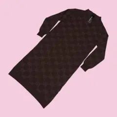 新品 Anne Coquine モックネック コアスパンヤーン ニットワンピースのサムネイル