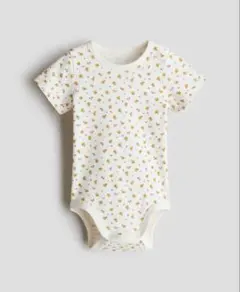 【新品】 H&M 花柄 半袖 ロンパース 80cmのサムネイル