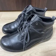 【美品】ECCO ショートブーツ 本革 GORE-TEX 23cm EEE日本製のサムネイル