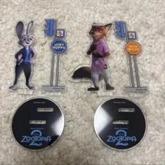 ズートピア アクリルスタンド ジュディ ニック 2種セット