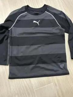 サッカー　練習着　長袖　インナー　黒　120