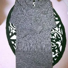 CECIL McBEE グレーニットワンピ