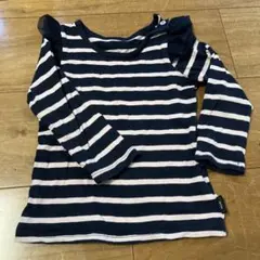 GITA ストライプ フリル付き Tシャツ 90のサムネイル