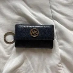 Michael Kors ネイビー キーケース