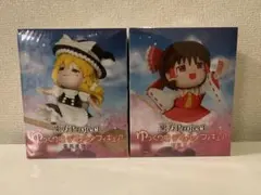 東方Project ゆっくり風 デフォルメフィギュア 博麗霊夢 霧雨魔理沙