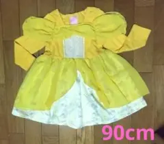 ディズニープリンセス　ベル(美女と野獣)ワンピースドレス　90cm