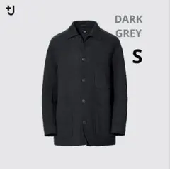 新品◆UNIQLO+J◆ウールブレンドオーバーサイズシャツジャケット◆S