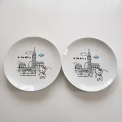 【未使用】キティ 皿 セット プレート 食器 サンリオ グッズ ハローキティ