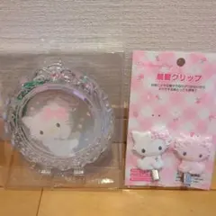 チャーミーキティ Charmmy Kitty ミラー 前髪クリップ サンリオ