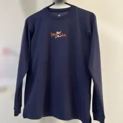 チャンピオン 160 ネイビー ロンT 長袖Tシャツ バスケットボール