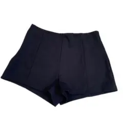 shein ハイウエスト　ショートパンツ　ブラック　S