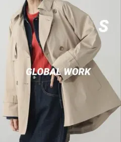 GLOBALWORK グローバルワーク　トレンチコート　ベージュ　S