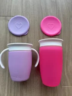 【2個セット】マンチキン ミラクルカップ ハンドル付　ハンドル無し