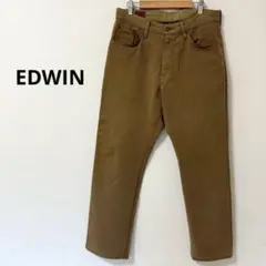 【エドウィン】32インチ　ワークパンツ　メンズ　ベージュ