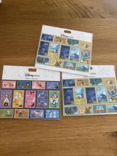 ディズニー ステッカー切手風　スティッチなど