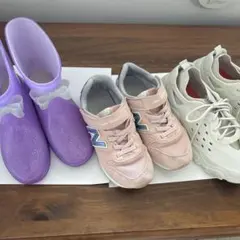 スニーカー　長靴　21cm 3点セット