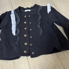 BREEZE ブラック カーディガン 120