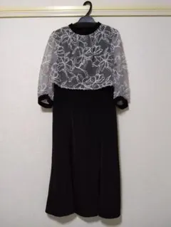 index フラワーチュールドッキングフレアワンピース