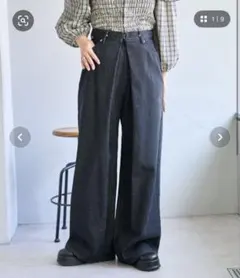 kastane タックワイドデニム