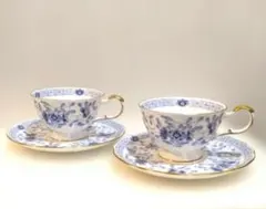 2客セット☆ NARUMI BONE CHINA　ティーカップ&ソーサー　日本製