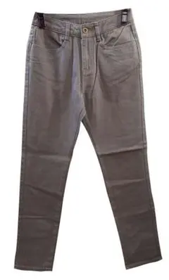 KJC0962-2◇新品 タンブルドライ スキニーパンツ サンドグレー