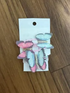 H&M 버터플라이 헤어핀 헤어 엘라스틱