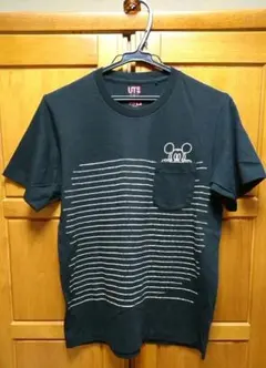 ディズニー ミッキーマウス 黒 Tシャツ Sサイズ
