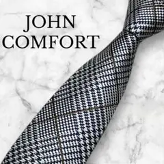 JOHN COMFORT★ジョン・コンフォート【未使用】英国製ネクタイ　シルク100% フレスコ織　ネイビー紺無地　レアもの　 2025年最新john comfort ジョン コンフォートの人気アイテム - メルカリ