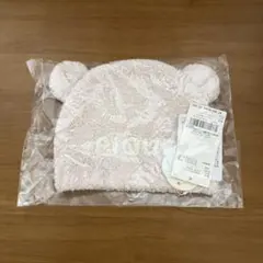 ジェラートピケ　ベビー　帽子　くま