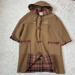 NONNON マドモアゼルノンノン ダッフルコート　チェック