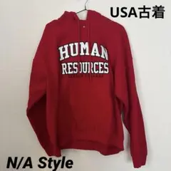 USA古着　赤　パーカー
