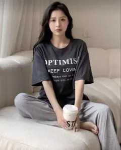 shein DAZY ルームウェア 半袖　セットアップのサムネイル
