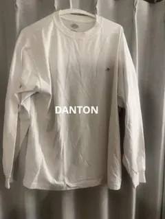 DANTON ホワイト 長袖カットソーのサムネイル