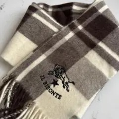 IL BISONTE チェック柄マフラー