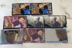 ハイキュー　クリアカード　牛島　天童　白鳥沢　星海　まとめ売り　ウエハース