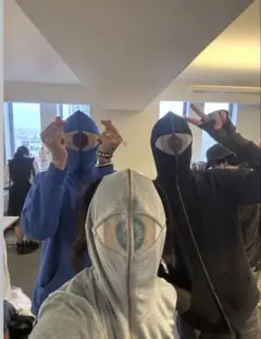 dinoworks EYE KNOW BOY HOODIE Blue