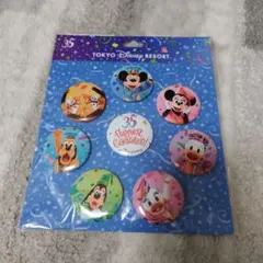 【新品未開封】東京ディズニーリゾート35周年缶バッジ