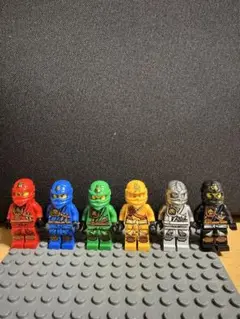 LEGO NINJAGO 忍者 6体 互換品